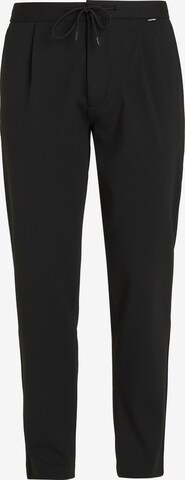 Calvin Klein Loosefit Chinohose in Schwarz: predná strana