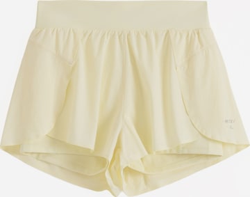 Pantalon de sport Aim'n en jaune : devant
