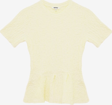 Koton T-Shirt in Gelb: Vorderseite