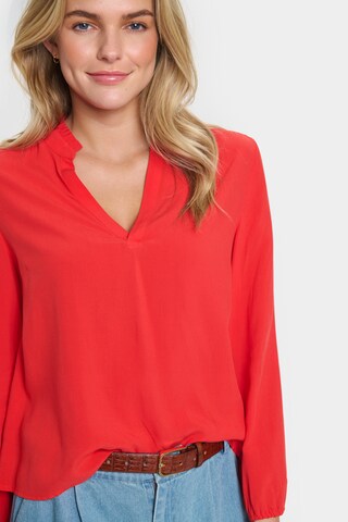 Chemisier 'EdaSZ' SAINT TROPEZ en rouge