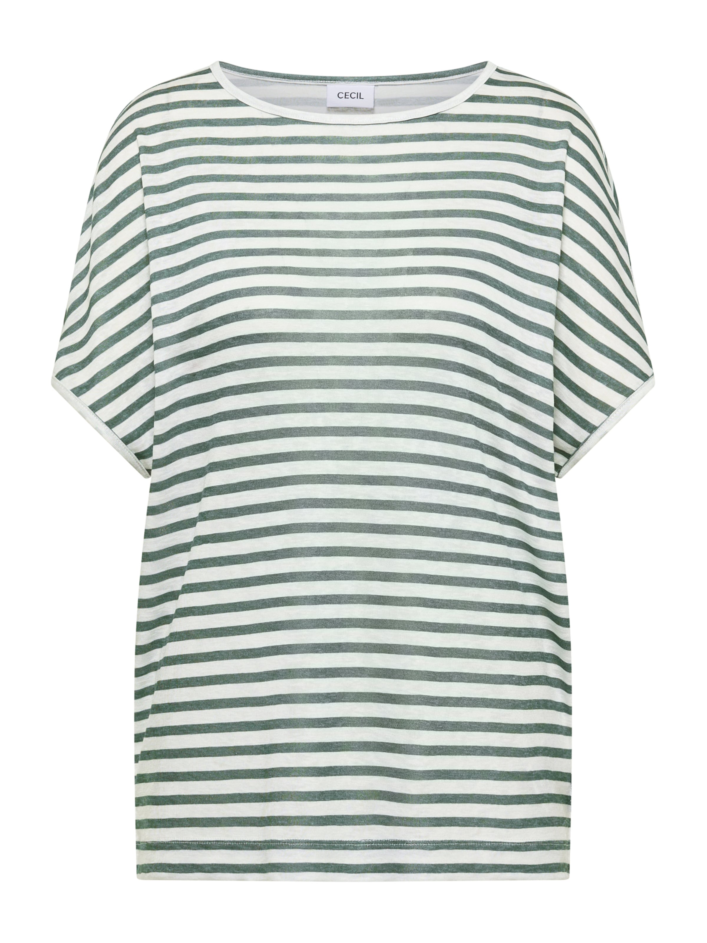 T-shirt CECIL en vert : devant