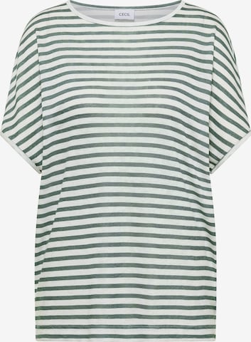 T-shirt CECIL en vert : devant