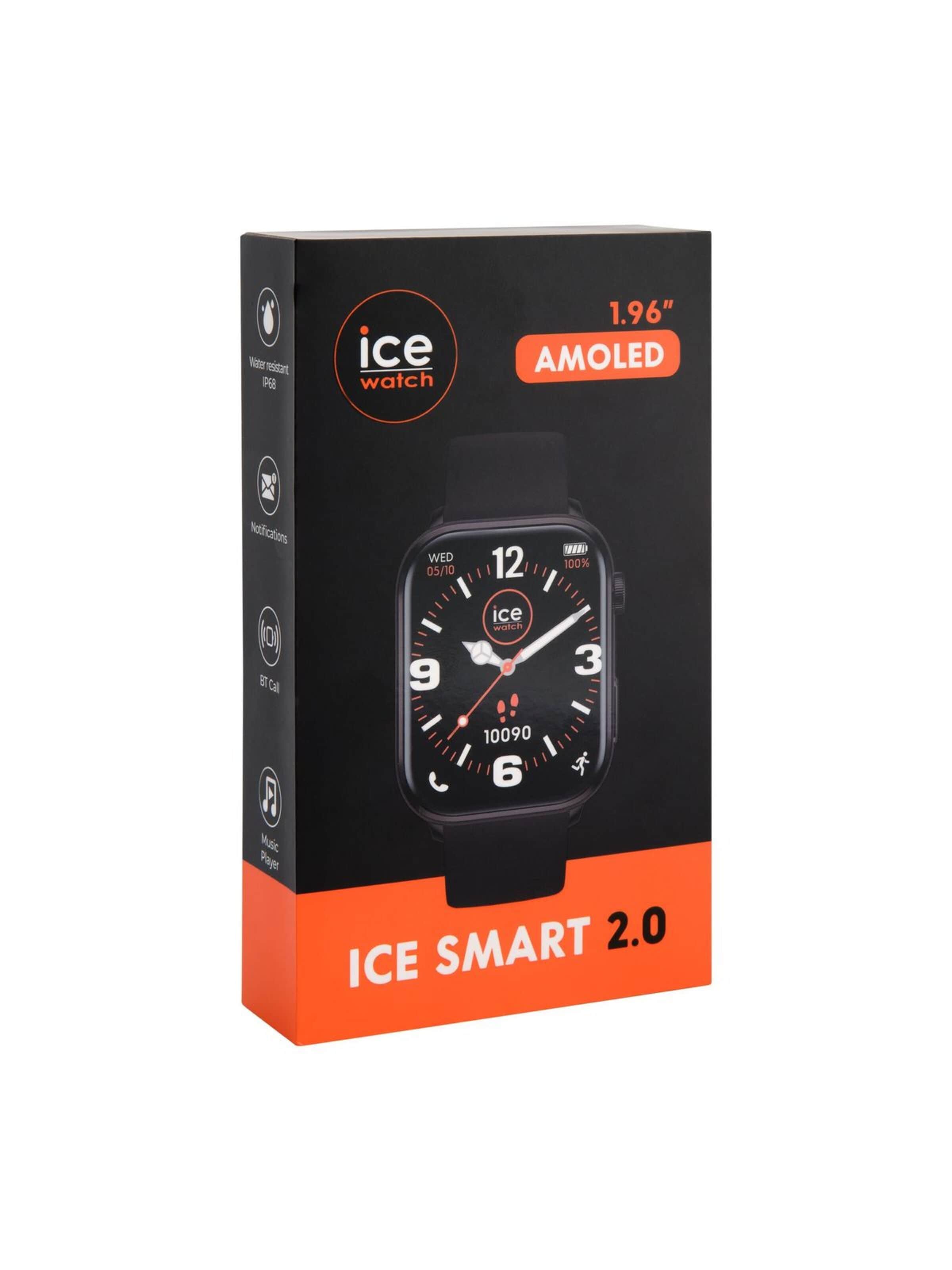 ICE WATCH Digitaal horloge 'Smartwatch ICE smart 2.0' in Zwart