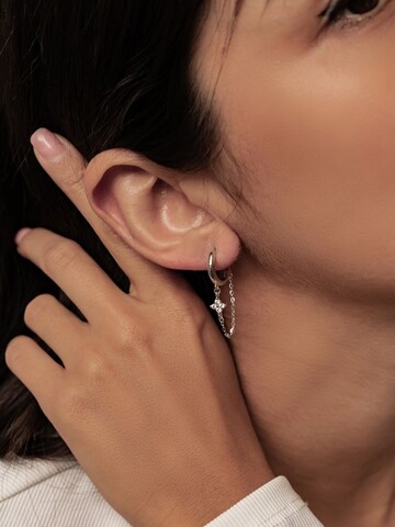 Boucles d'oreilles 'Twinkle Blossom' Hey Happiness en argent