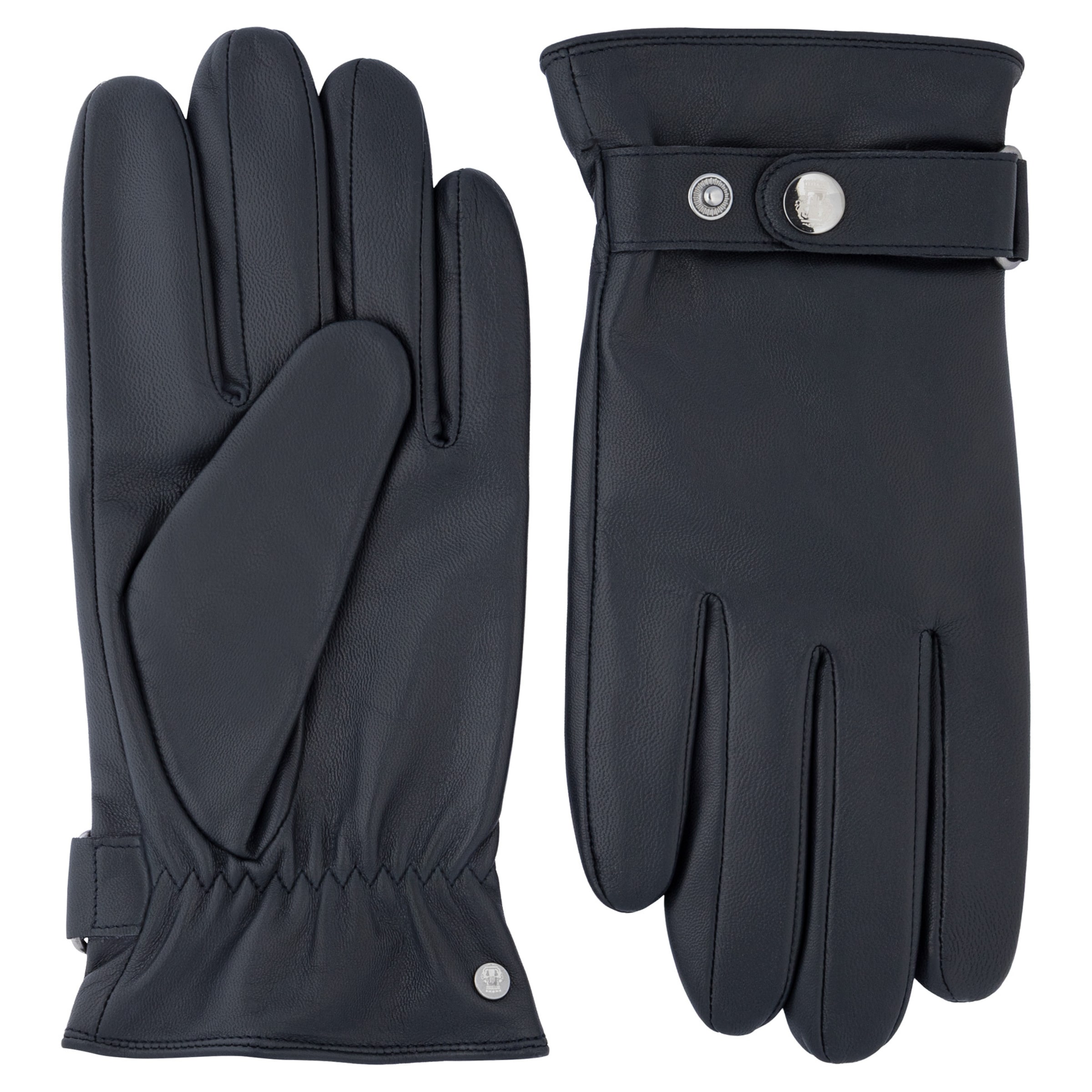Roeckl Vingerhandschoenen ' TRIER ' in Blauw: voorkant