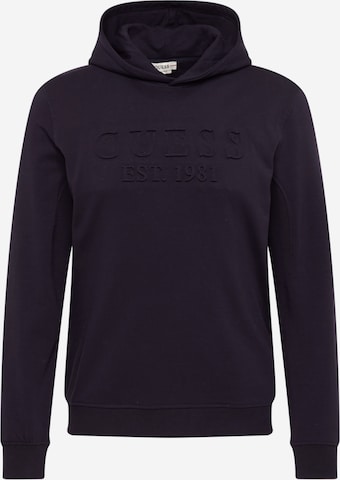 Sweat-shirt GUESS en bleu : devant