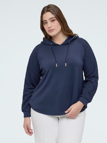 Felpa di Fiorella Rubino in blu: frontale