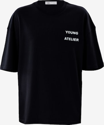 T-Shirt VAMOS CLO en noir : devant