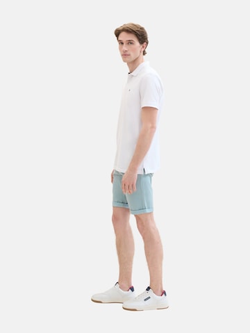 TOM TAILOR Slimfit Shorts in Grün