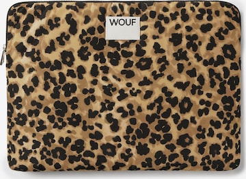 Sac d’ordinateur portable Wouf en beige : devant