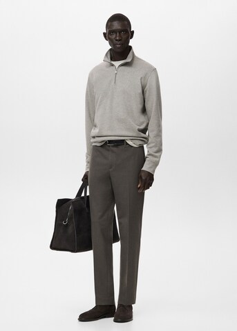 MANGO MAN Sweatshirt 'Portellp' in Grey