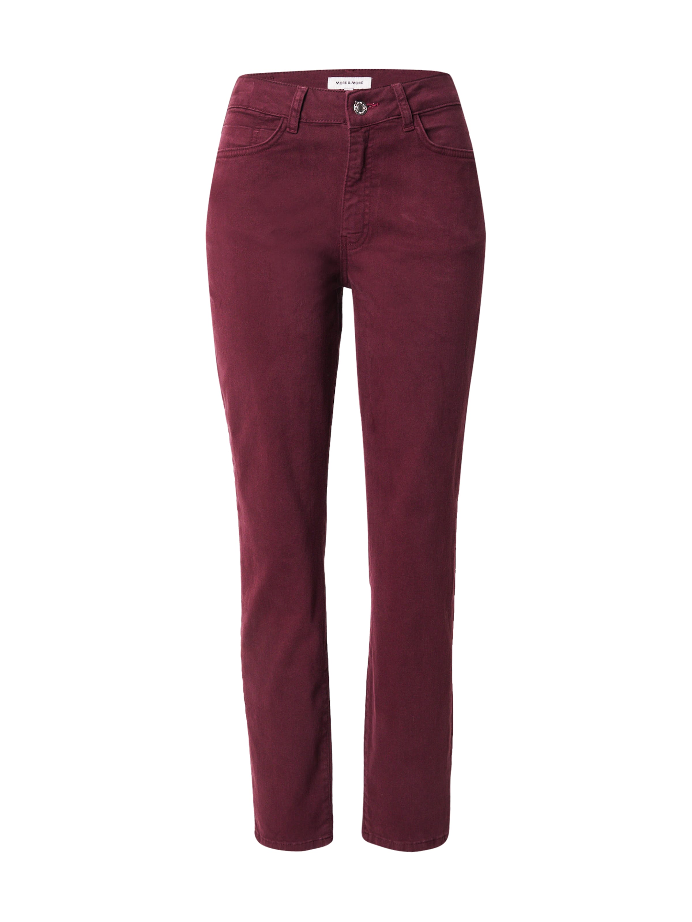 MORE & MORE Skinny Jeans in Red: front