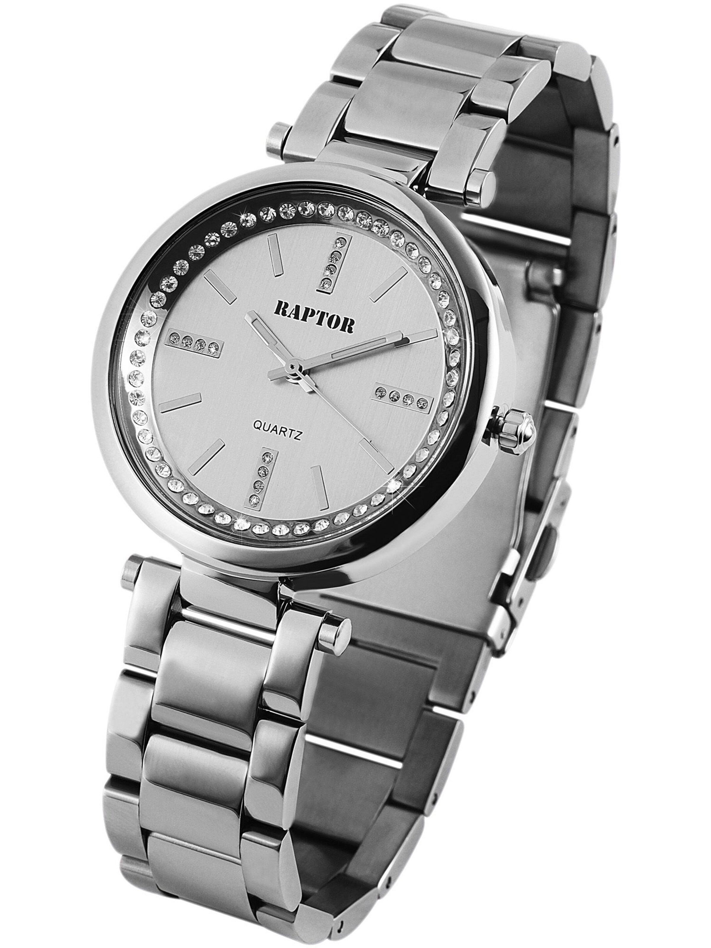 Raptor Analog Watch 'Bahar, Mineralglas' in Grey