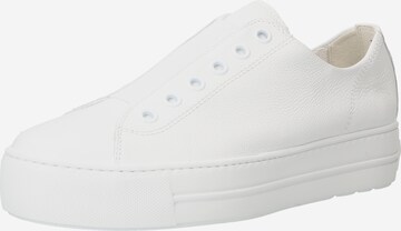 Paul Green Slip-Ons in White: front