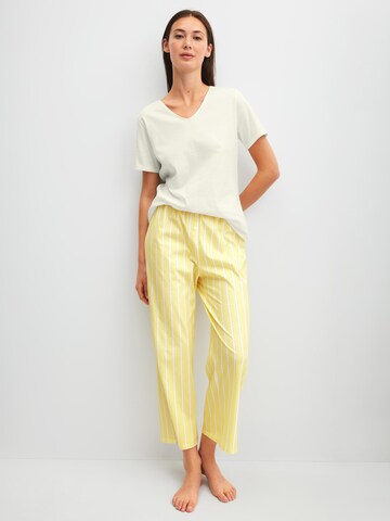 CALIDA Pyjamahose 'Favourites Ocean'‌‌‌‌‌‌‌‌‌‌ in Gelb: Vorderseite