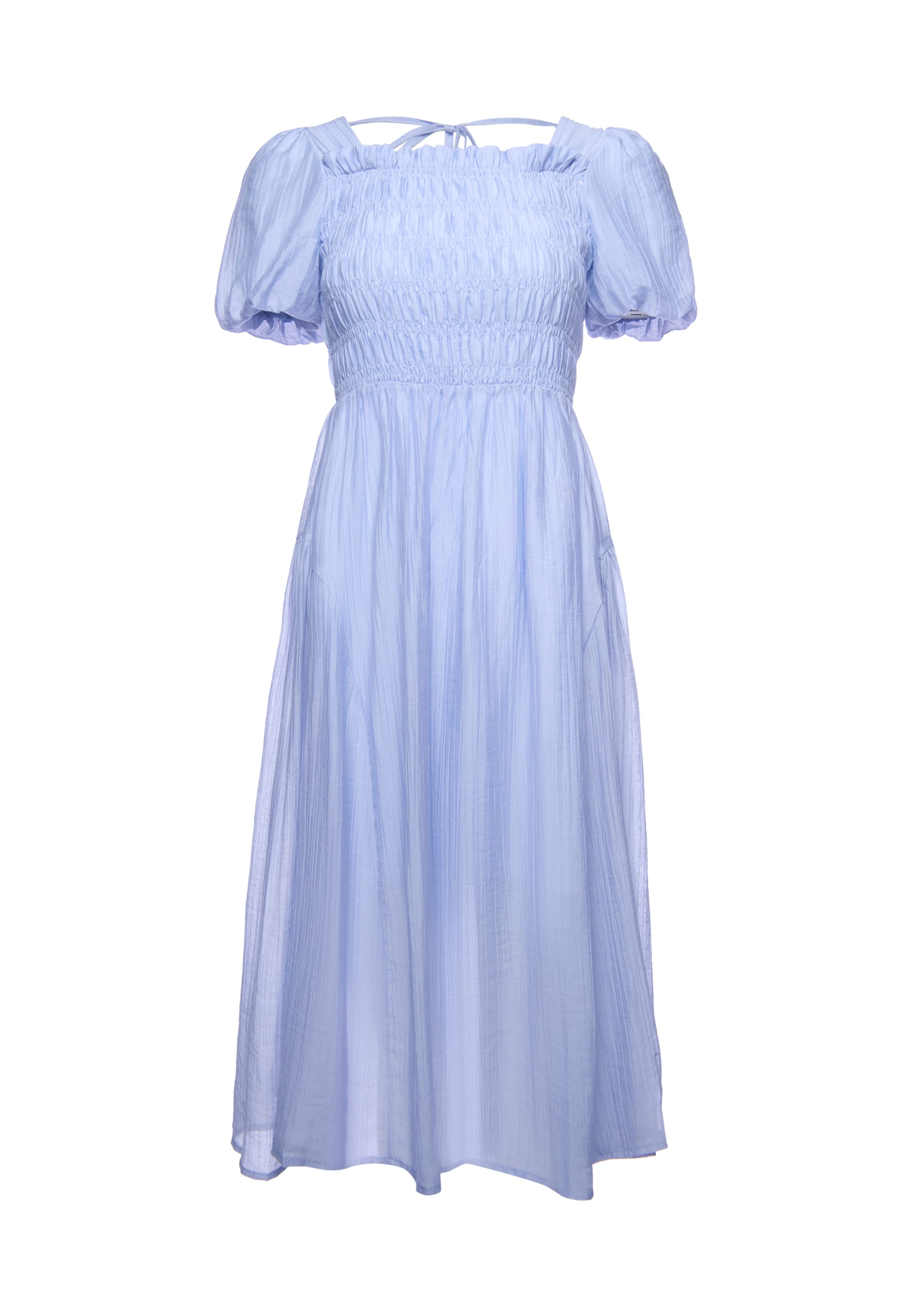Robe faina en bleu : devant