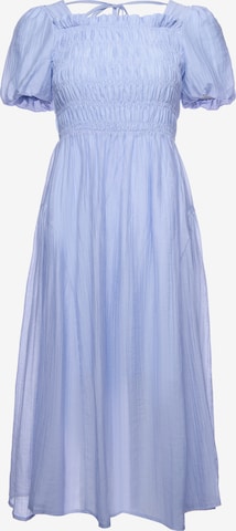 Robe faina en bleu : devant
