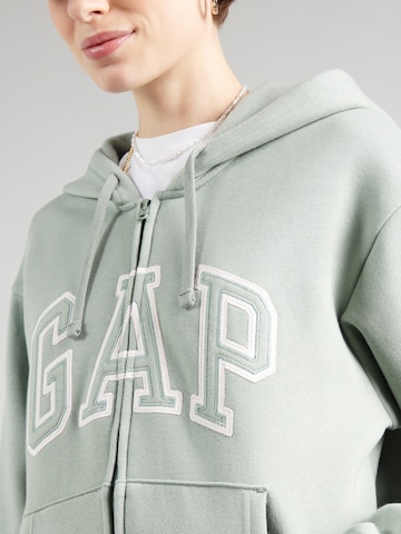 GAP Ζακέτα φούτερ 'HERITAGE' σε πράσινο