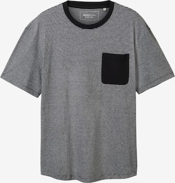 TOM TAILOR DENIM T-Shirt in Schwarz: predná strana