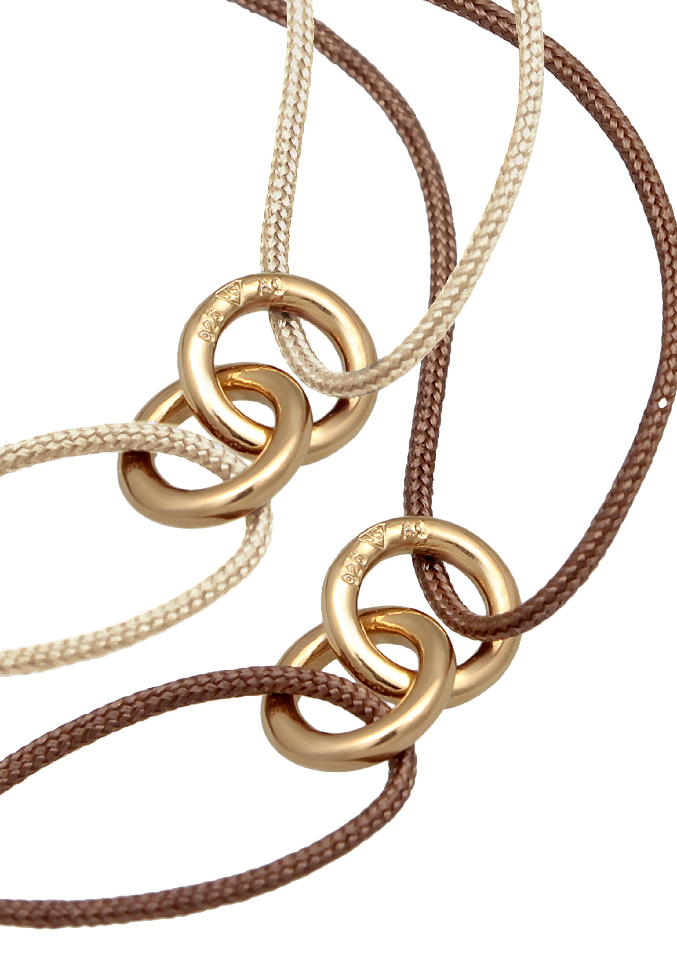 ELLI Bracelet 'Infinity' in Brown