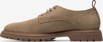 Bianco Lace-Up Shoes 'GIL' in Brown: front