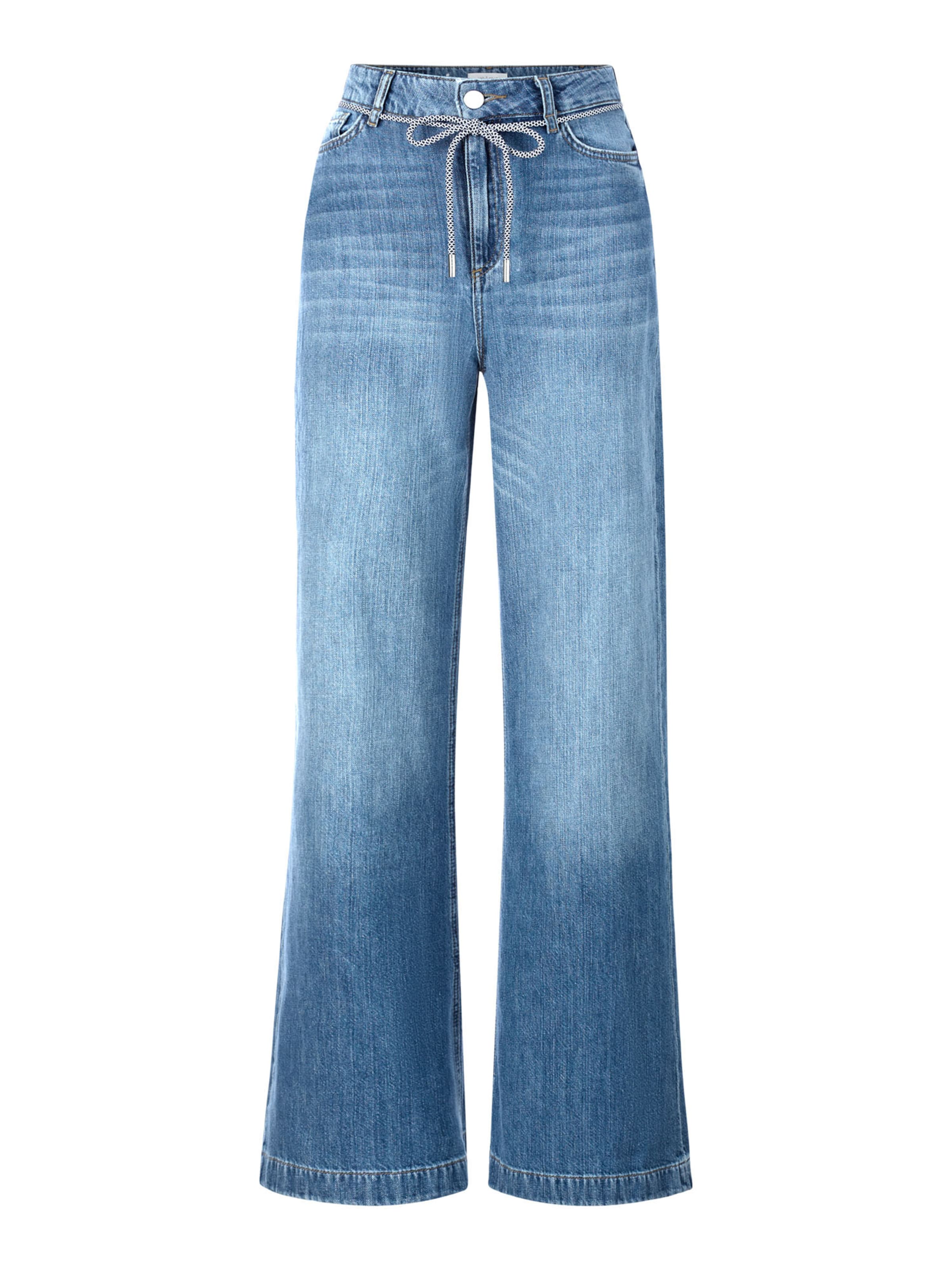 Rich & Royal Широки крачоли Дънки в синьо: отпред