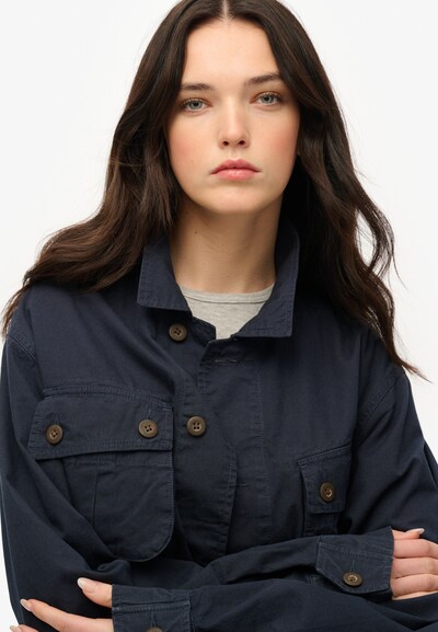 Superdry Veste mi-saison en marine, Vue avec produit