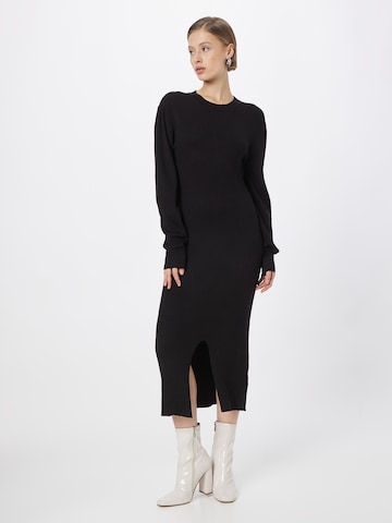 Rut & Circle Πλεκτό φόρεμα 'MEGAN' σε μαύρο: μπροστά