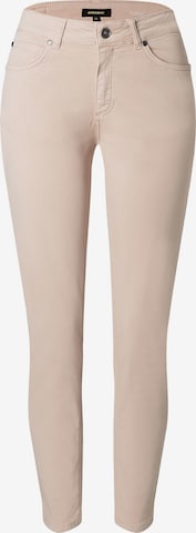 smėlio MORE & MORE Prigludęs Džinsai: priekis