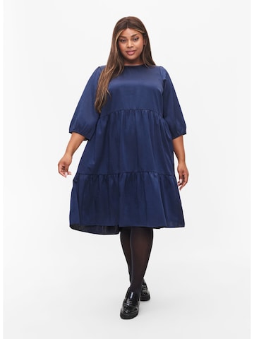 Zizzi Dress 'Stine' in Blue