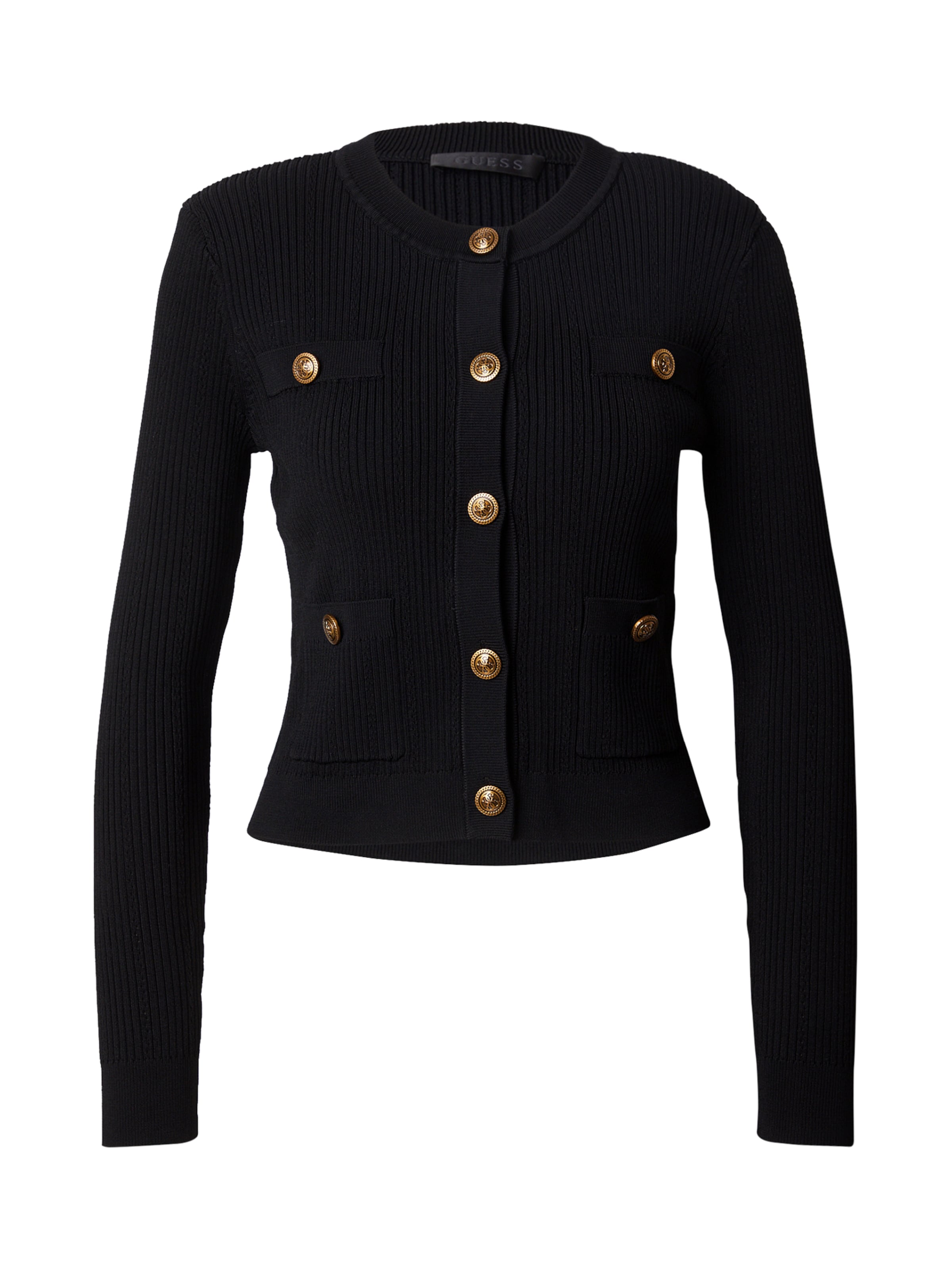 GUESS Kardigan 'EMMIE' – černá: přední strana