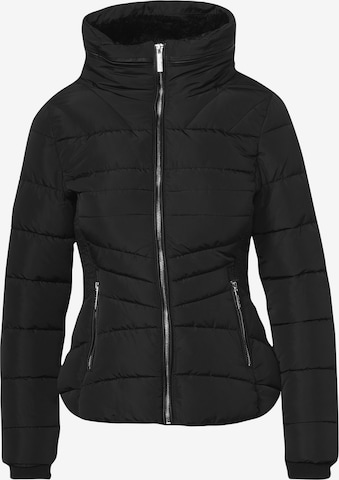 KOROSHI Between-season jacket in Black: front