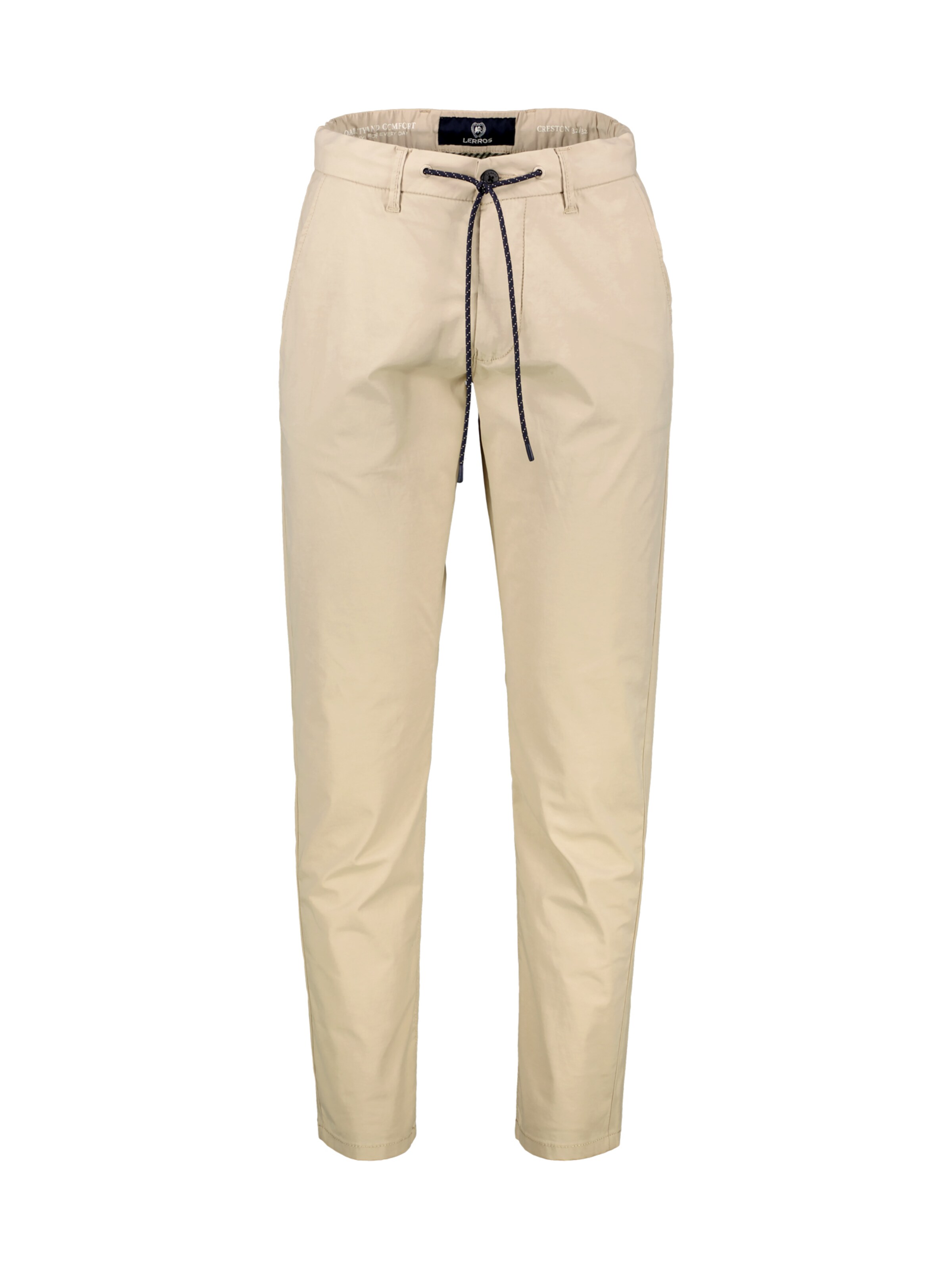 LERROS Slimfit Chinohose in Beige: Vorderseite
