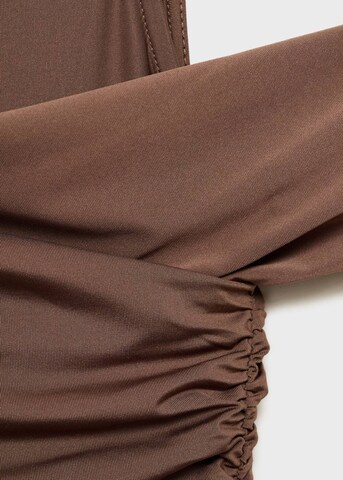 MANGO Dress 'Funky' in Brown