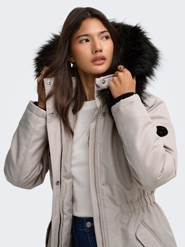 ONLY Winter parka 'NEWIRIS' in Beige