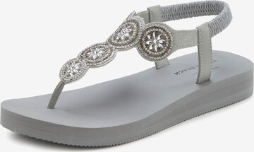 VENICE BEACH T-Bar Sandals in Transparent: front