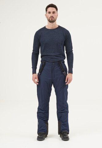 Whistler Regular Workout Pants 'Fairfax' in Blue