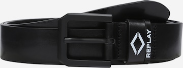 REPLAY Belt 'DOUGLAS' in Black: front