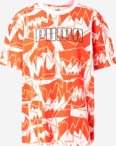 PUMA Shirt in de kleur Sinaasappel / Rood / Zwart / Wit, Productweergave