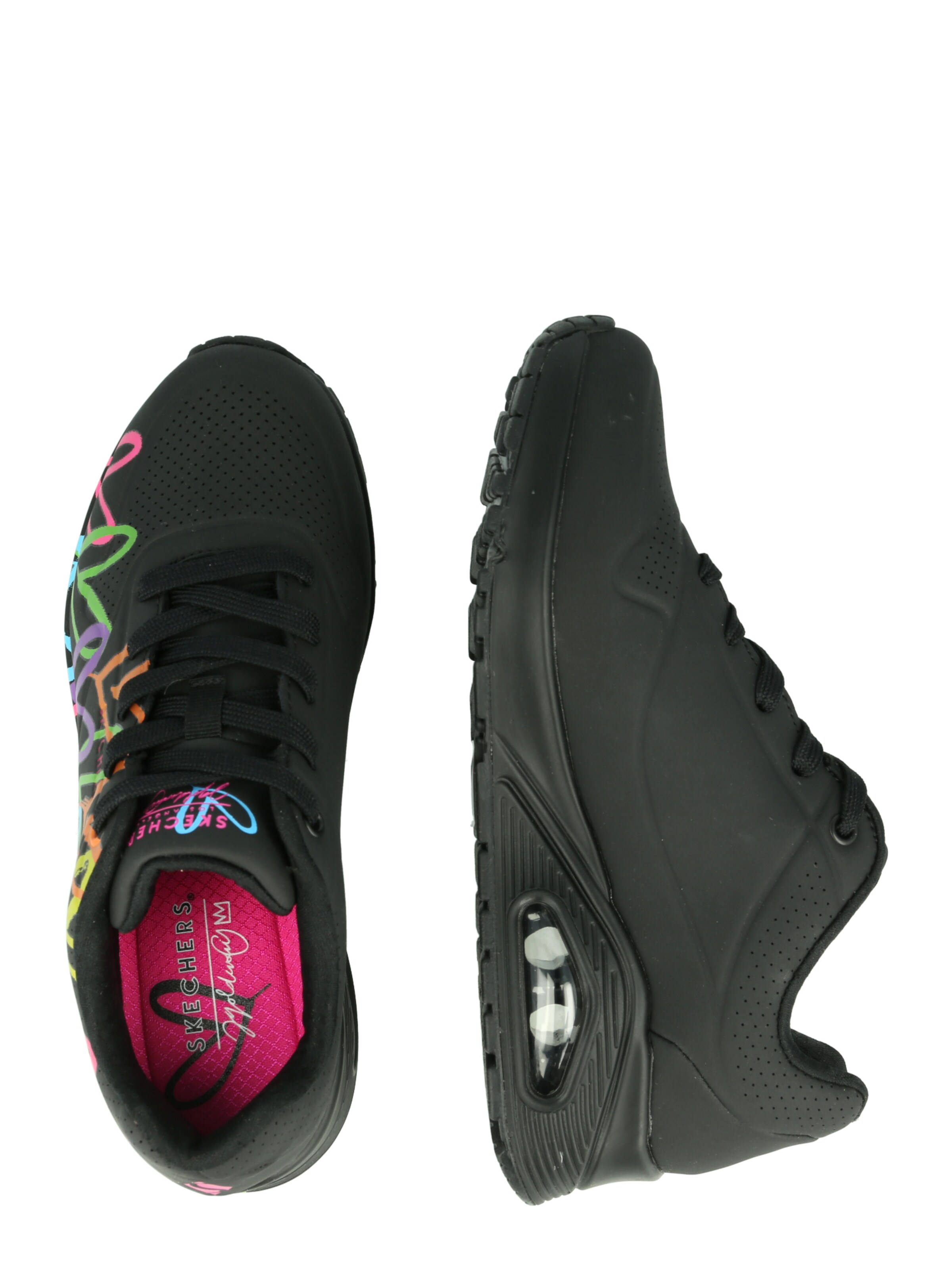 SKECHERSNiske tenisice 'Uno-Highlight Love' - crna boja
