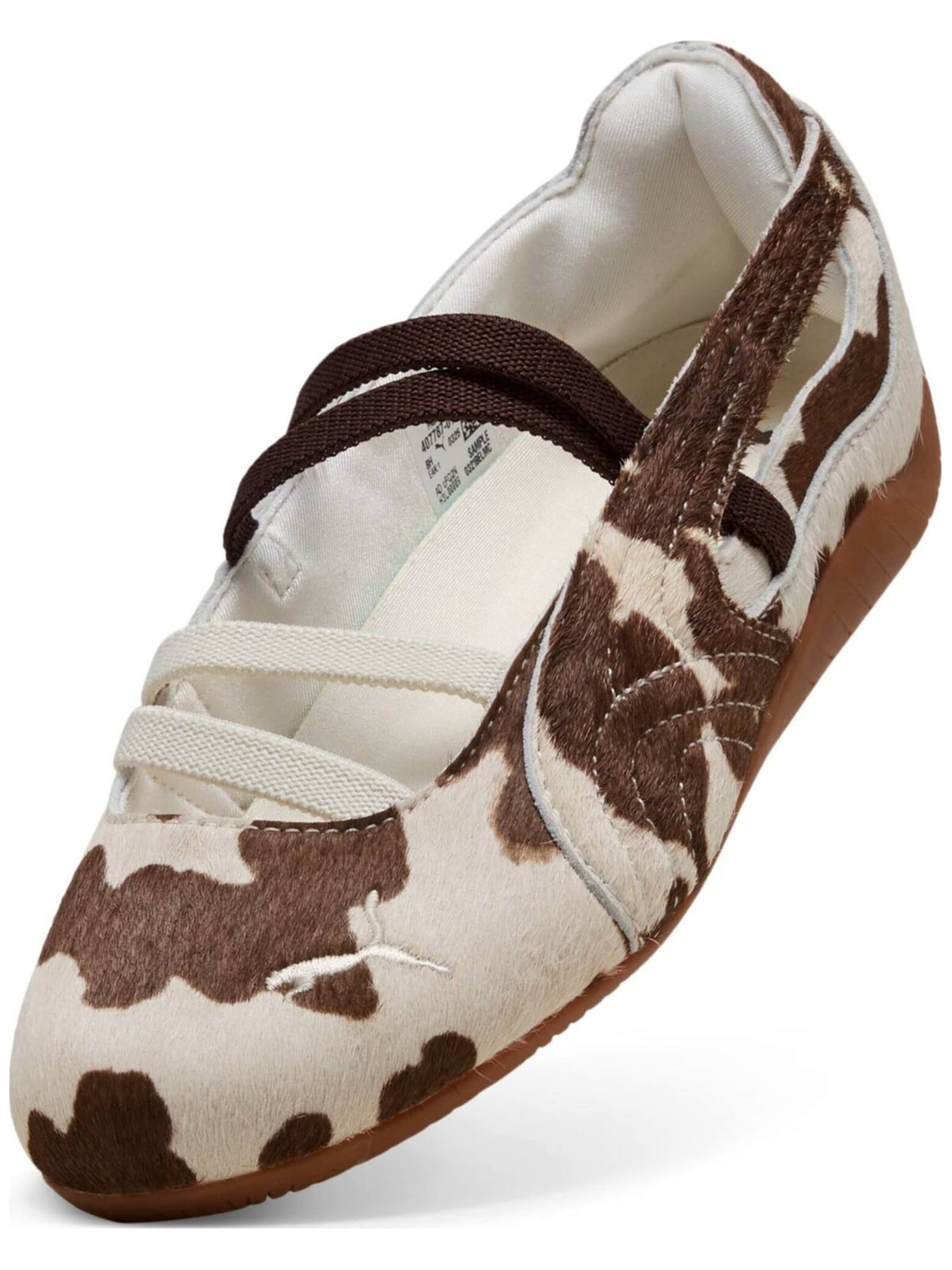 PUMA Ballerina 'Puma Speedcat Ballet Cow'‌‌‌‌‌‌‌‌‌ in Braun