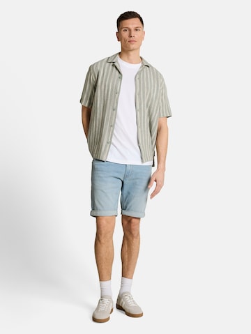 TOM TAILOR DENIM Slimfit Jeans in Blauw: voorkant