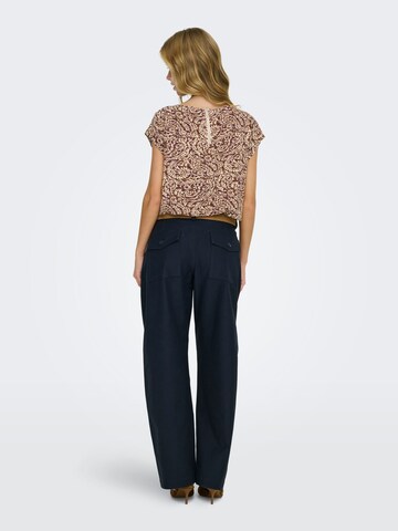 ONLY Baggy Broek 'Clair' in Blauw