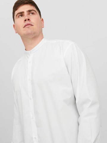 Jack & Jones Plus Slim Fit Skjorte i hvid