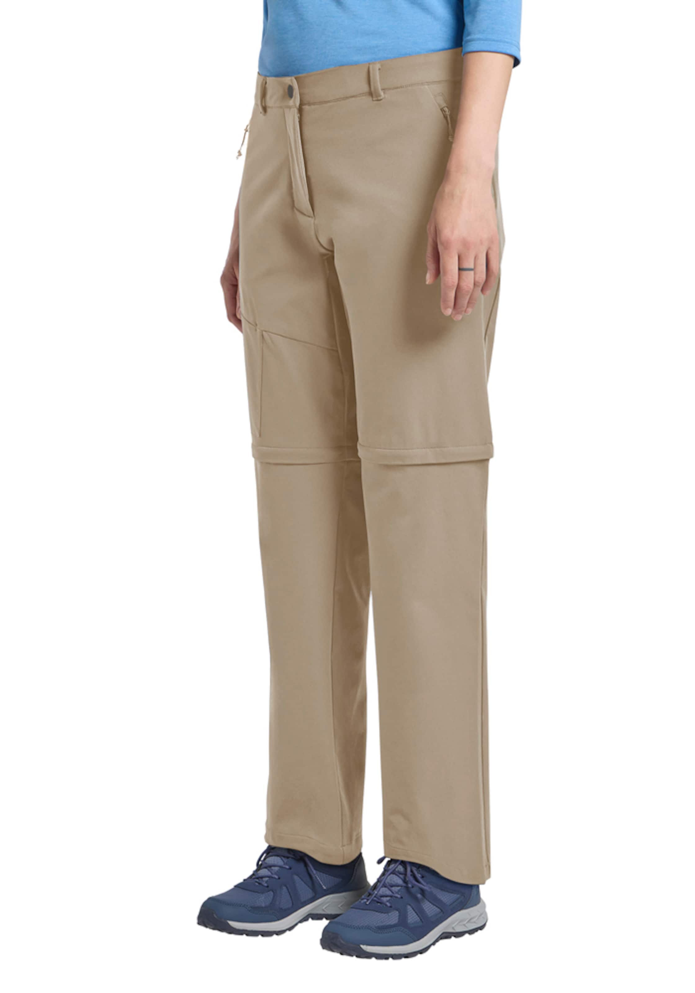 JACK WOLFSKIN Regular Outdoor Pants in Beige