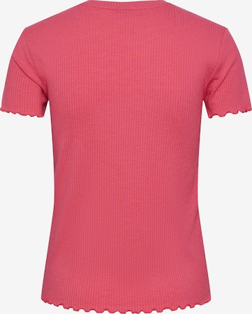 PIECES - Camisa 'NICCA' em rosa
