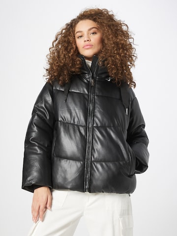 RINO & PELLE Winter Jacket in Black: front