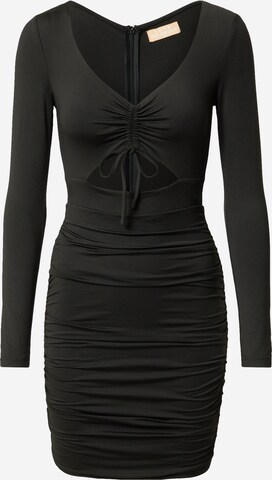 Love Triangle Dress in Black: front