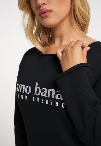 Bruno Banani Sweatshirt 'Price' in Schwarz
