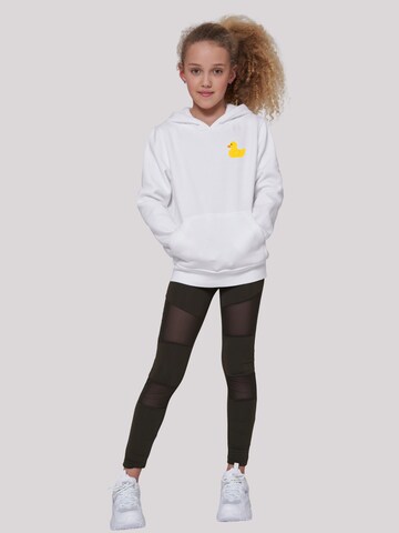 F4NT4STIC Sweatshirt 'Yellow Rubber' in White